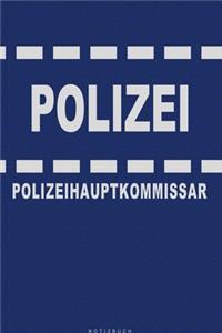 Polizei - Polizeihauptkommissar - Notizbuch
