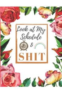 2020-2022 Three 3 Year Planner Look At My Schedule & Shit Monthly Calendar Gratitude Agenda Schedule Organizer