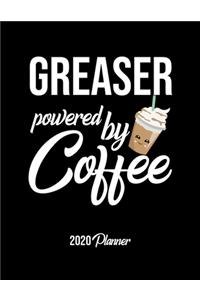 Greaser Powered By Coffee 2020 Planner