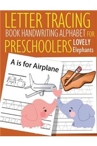 Letter Tracing Book Handwriting Alphabet for Preschoolers Lovely Elephants