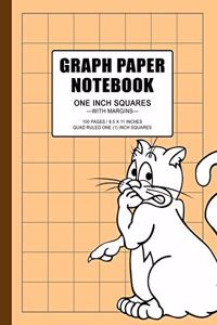 Graph Paper Notebook 1 Inch Squares