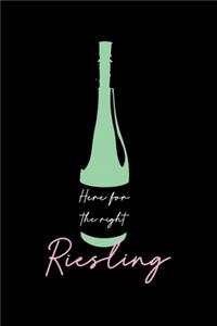 Here For the Right Riesling