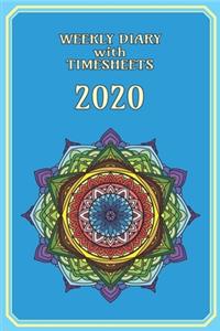 Weekly Diary with TimeSheets 2020