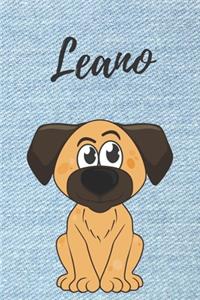 Leano Hund-Malbuch / Notizbuch Tagebuch