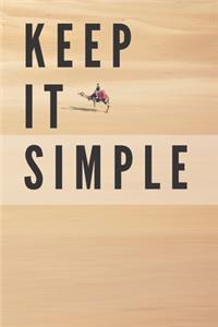 Keep It Simple Notebook