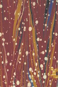 2020 Weekly Planner Abstract Vintage Marbleized Design 134 Pages