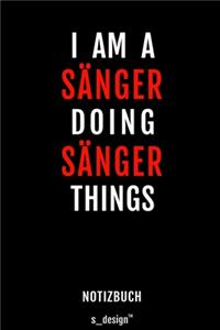 Notizbuch für Sänger