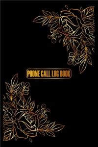 Phone Call Log Book