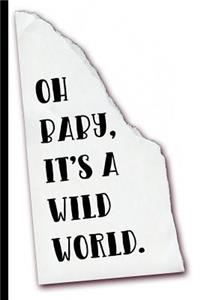 Oh Baby It's a Wild World Journal