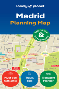 Lonely Planet Madrid City Map 2