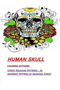 Humans Skull Coloring Patterns