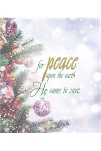 Peace Advent Christmas Tree Bulletin, Large (Pkg of 50)