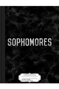 Vintage Sophomores Composition Notebook