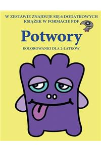 Kolorowanki dla 2-latków (Potwory)