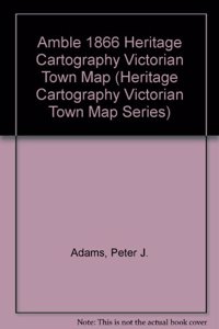 Amble 1866 Heritage Cartography Victorian Town Map