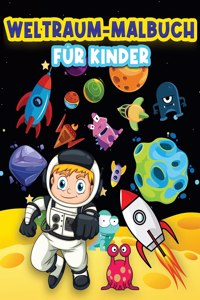 Weltraum-Malbuch für Kinder