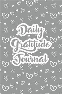 Gratitude Journal Scribbly Hearts Pattern 15