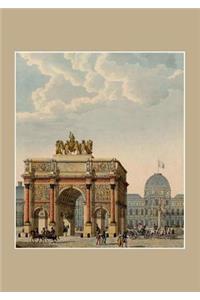 Carnet Blanc, Paris ARC de Triomphe Du Carrousel