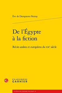 de l'Egypte a la Fiction