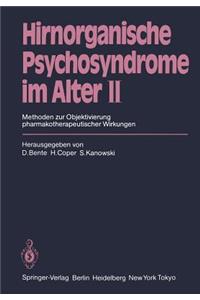 Hirnorganische Psychosyndrome Im Alter II