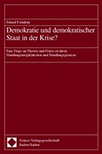 Demokratie Und Demokratischer Staat in Der Krise?