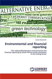 Environmental and financial reporting