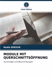 Module Mit Querschnittsöffnung