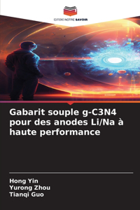 Gabarit souple g-C3N4 pour des anodes Li/Na à haute performance