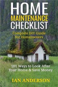 Home Maintenance Checklist