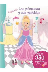 Pegatinas: Las Princesas Y Sus Vestidos