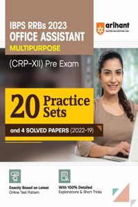 Arihant 20 Practice Sets for IBPS RRBs Bank Office Assistant Multipurpose Pre Exam 2023