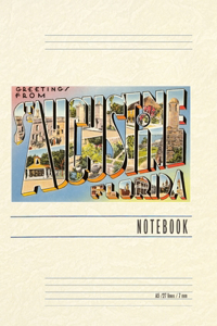 Vintage Lined Notebook Greetings from St. Augustine, Florida