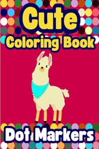 Cute Coloring Book Dot Markers For Little Girls