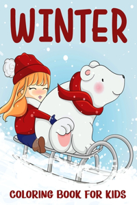 Winter Coloring Book for Kids