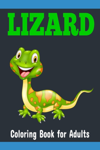 Lizard Coloring Book for Adults