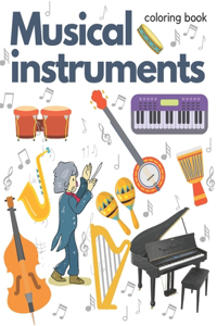 Musical Instruments coloring book