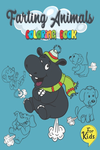 Farting Animals Coloring Book For Kids