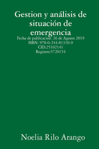 Gestion y análisis de situación de emergencia