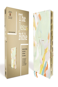 Jesus Bible, ESV Edition, Leathersoft, Multi-Color/Teal, Indexed