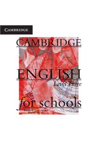 Cambridge English for Schools 3 Class Audio CDs (2)