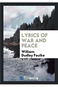LYRICS OF WAR AND PEACE