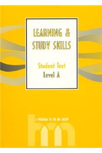 Level A: Student Text: Hm Learning & Study Skills Program