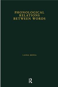 Phonological Relations Between Words