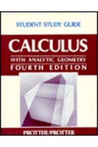 Ssg- Calculus Student Study Guide 4e