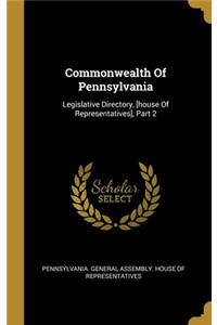 Commonwealth Of Pennsylvania