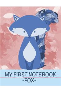 My First Notebook Fox