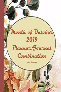 Month of October 2019 Planner/Journal Combination