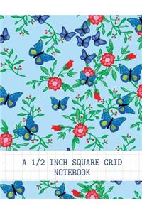 A 1/2 Inch Square Grid Notebook