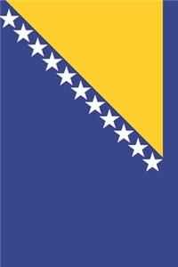 Bosnia and Herzegovia Travel Journal - Bosnia and Herzegovia Flag Notebook - Bosnian and Herzegovinian Flag Book