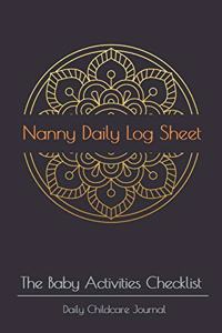 Nanny daily log sheet